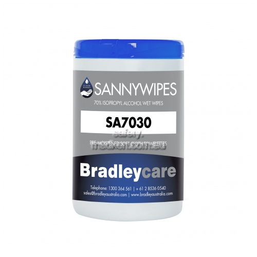 View SA7030 Antibacterial Wipes Alcohol-Based details.