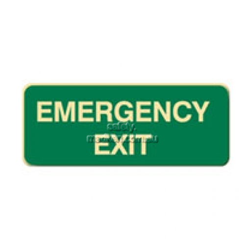 View Emergency Exit Floor Sign details.