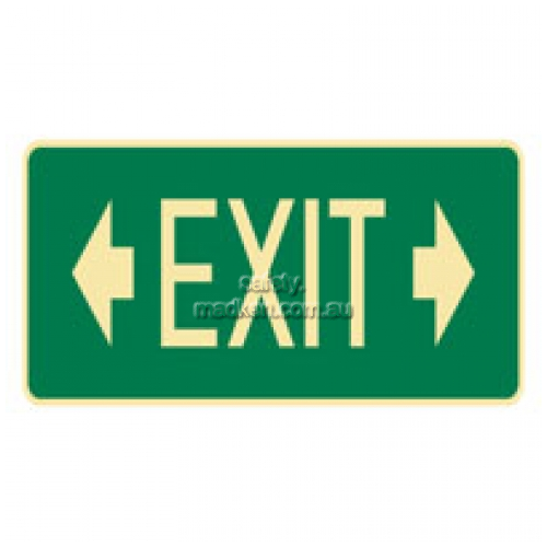 Exit Sign with Arrows