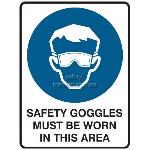 Safety Goggles Must Be Worn In This Area