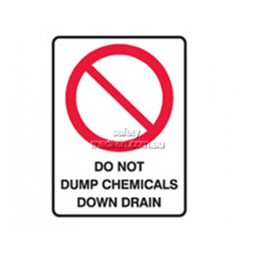 840144 Brady Prohibition Chemical Sign