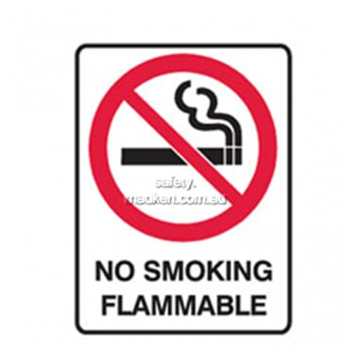 View Brady 840675 No Smoking Flammable Prohibition details.