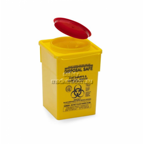 RE2LS Sharps Disposal Container Sqaure 2L