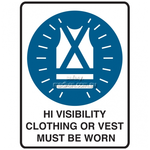 Hi Visibility Clothing Or Vest Must Be Worn