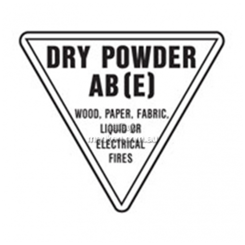 View Dry Powder AB(E) Fire Extinguisher Sign details.