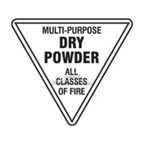 View Dry Powder Fire Extinguisher Sign details.