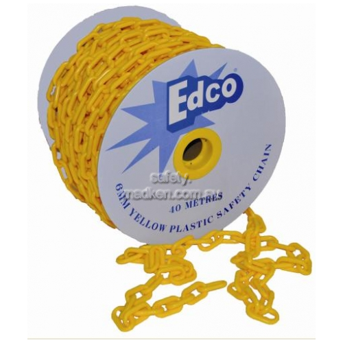 View 40 Metre Yellow Plastic Safety Chain details.
