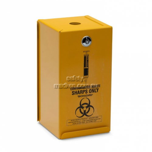 View YA2L Steel Security Safe Sharps Disposal 2L details.