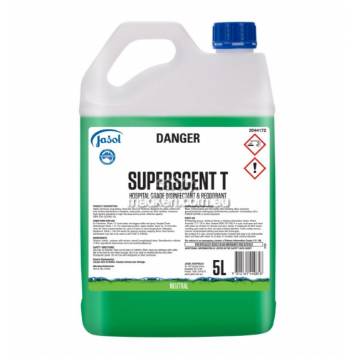 View Superscent T Disinfectant and Reodorant details.