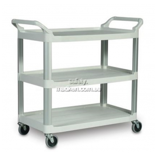 4091 Utility Cart 3 Shelf Open Sided