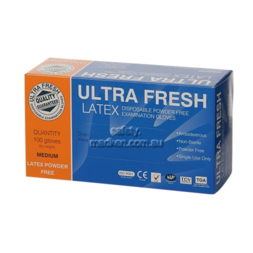 Disposable Latex Gloves Powder Free Medium